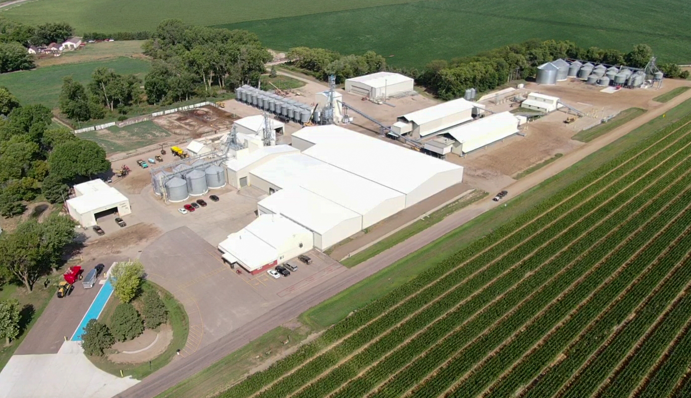 Cloverleaf Farms aerial view